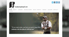 Desktop Screenshot of bradleyhughesgolf.com